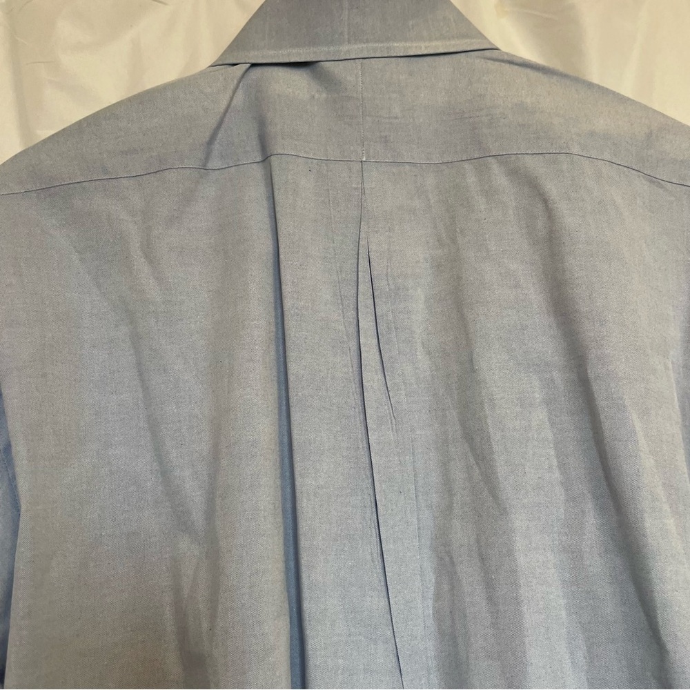 VON MAUR Men’s Dusty Blue Long Sleeve Button Down Cotton 16.5 36 - Picture 15 of 15